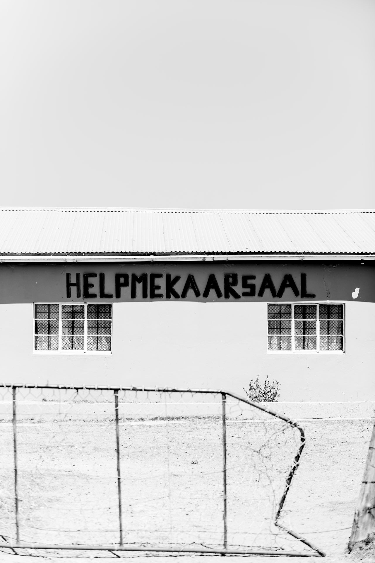 The Helpmekaarsaal, an minimal structural fine art shot from Haarlem, South Africa.