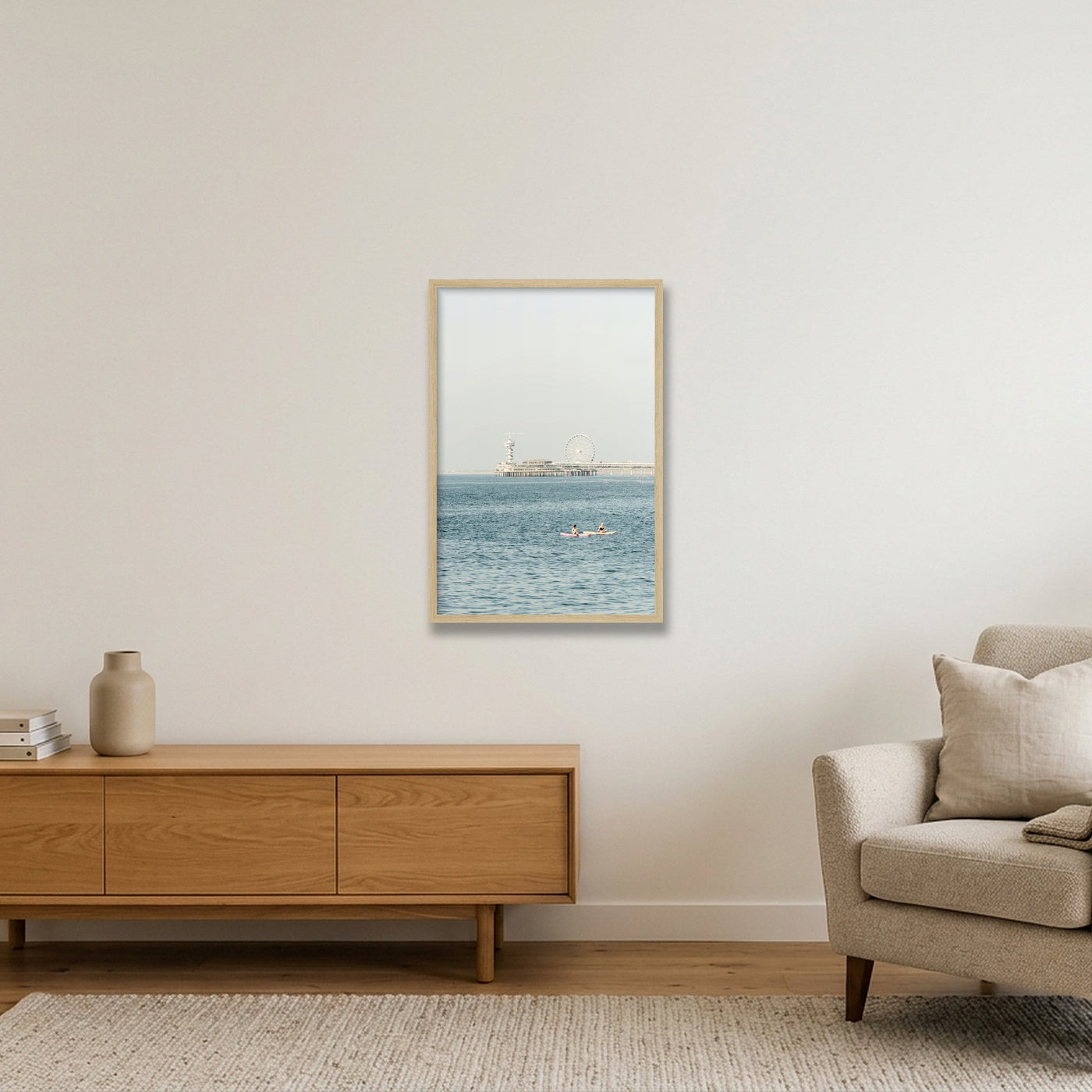 scheveningen-print-7241 — 40×60cm, 16×24" Oak Frame