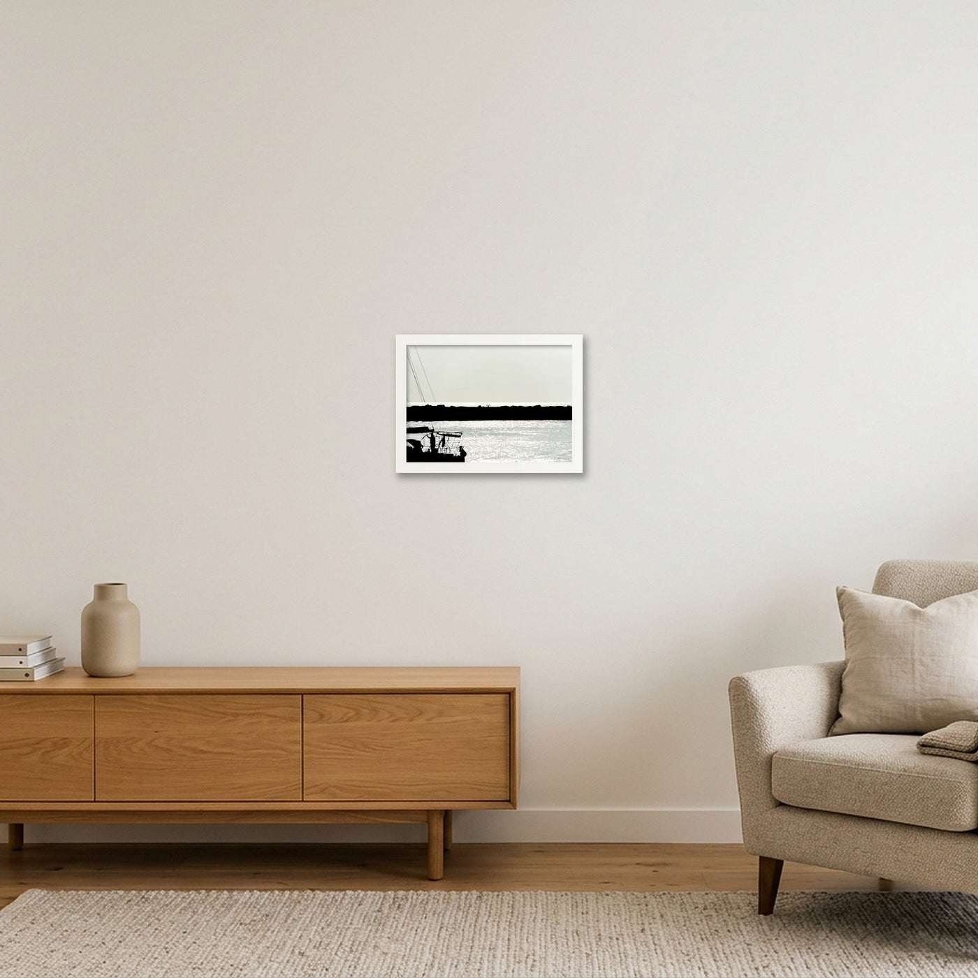 scheveningen-print-7220 — A4 (30×21cm, 12×8") White Frame