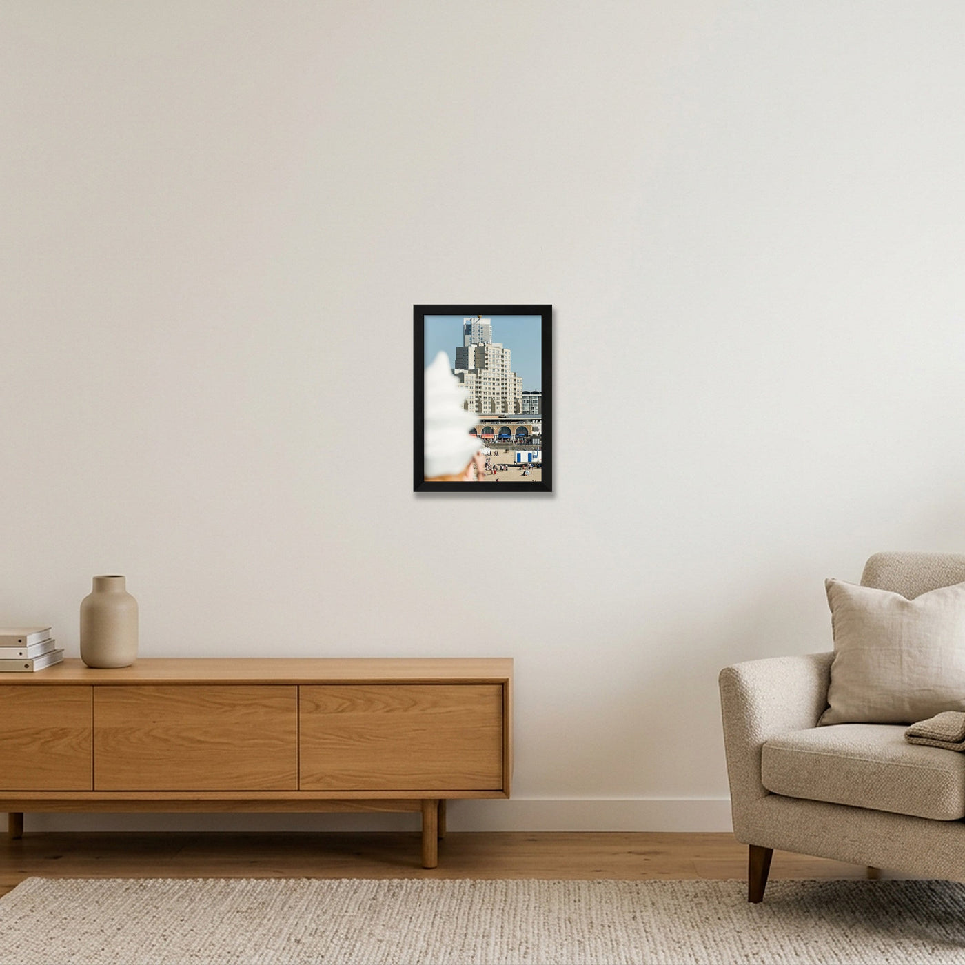 scheveningen-print-4355 — A4 (21×30cm, 8×12") Black Frame
