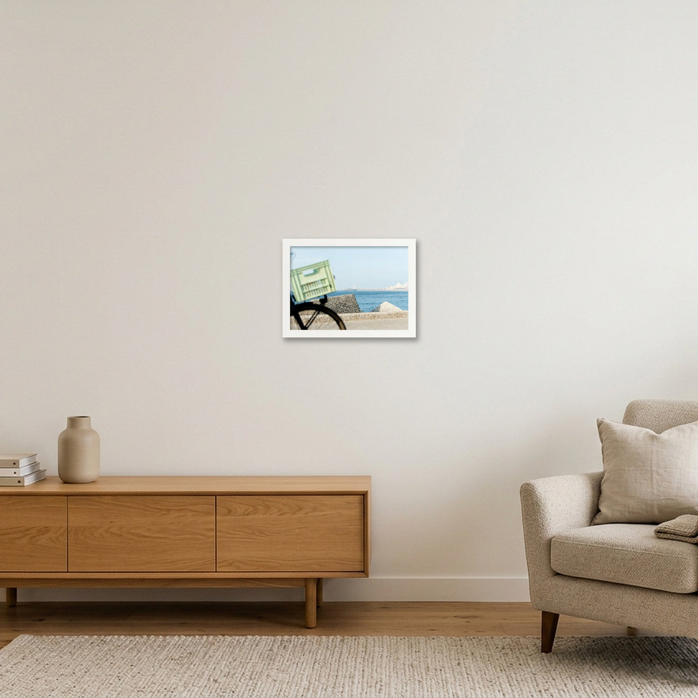 scheveningen-print-7334 — A4 (30×21cm, 12×8") White Frame