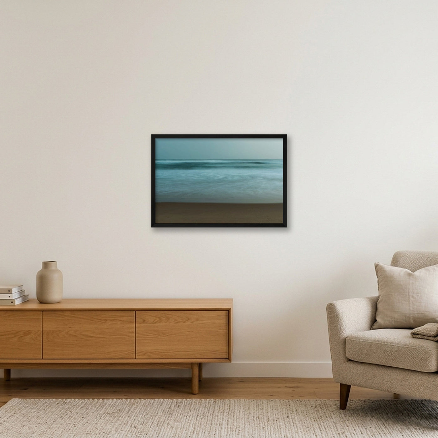 icm-gossamer-seascape-print-01 — 60×40cm, 24×16" Black Frame
