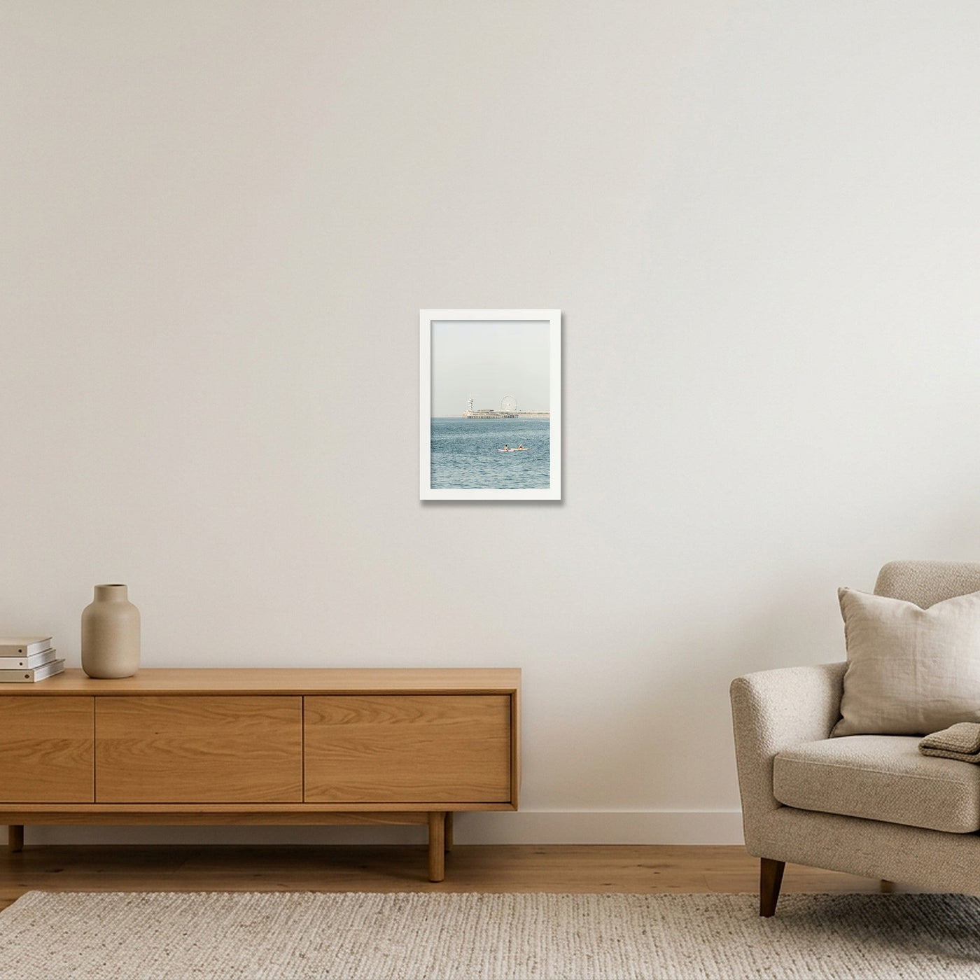 scheveningen-print-7241 — A4 (21×30cm, 8×12") White Frame