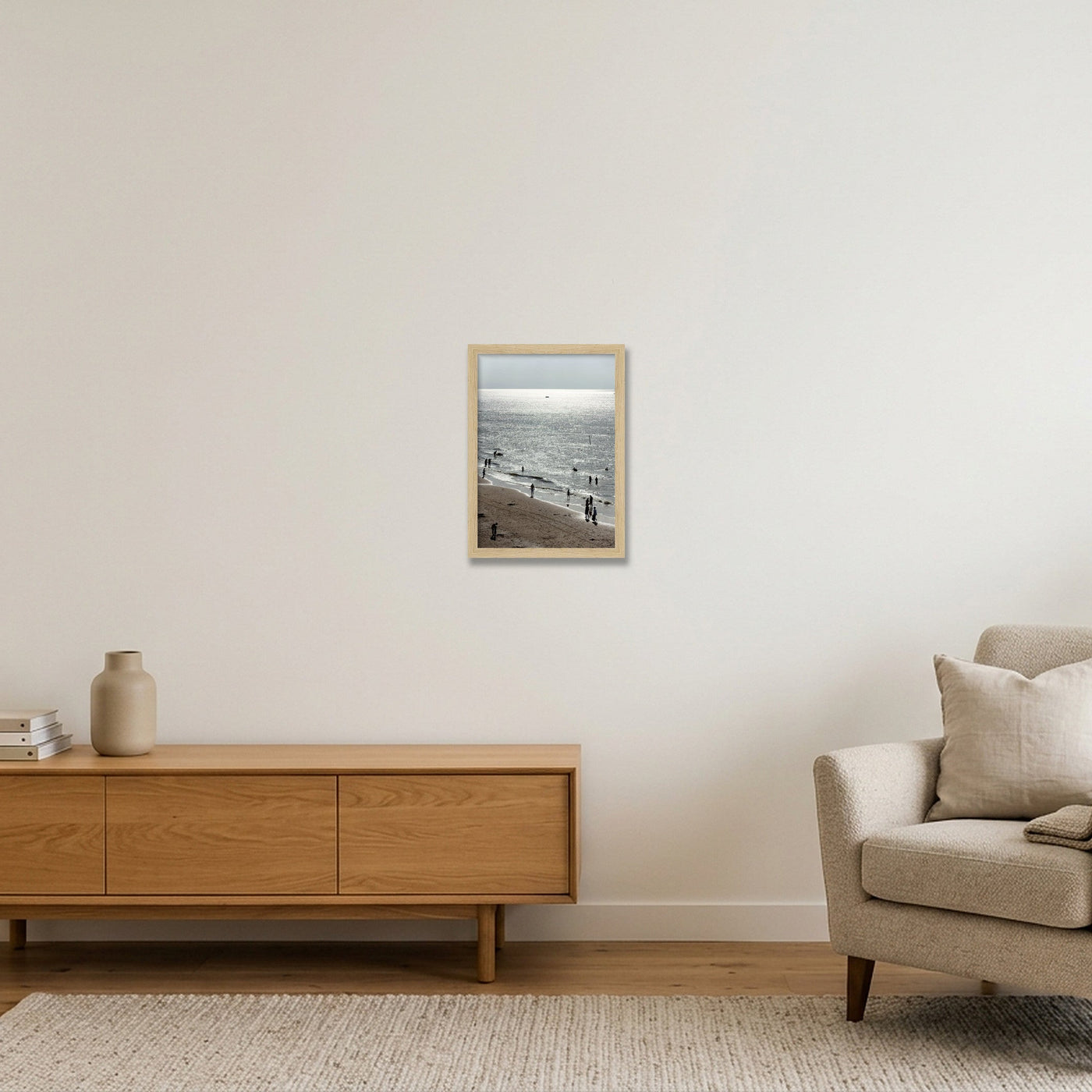scheveningen-print-5569 — A4 (21×30cm, 8×12") Oak Frame