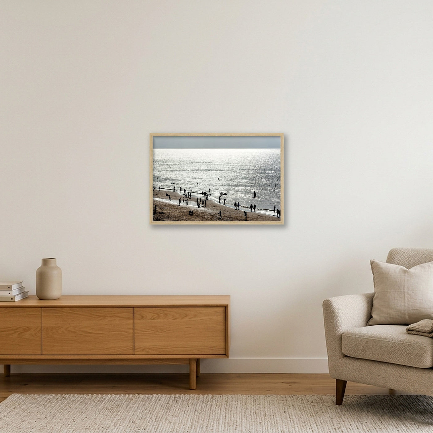 scheveningen-print-5642 — 60×40cm, 24×16" Oak Frame