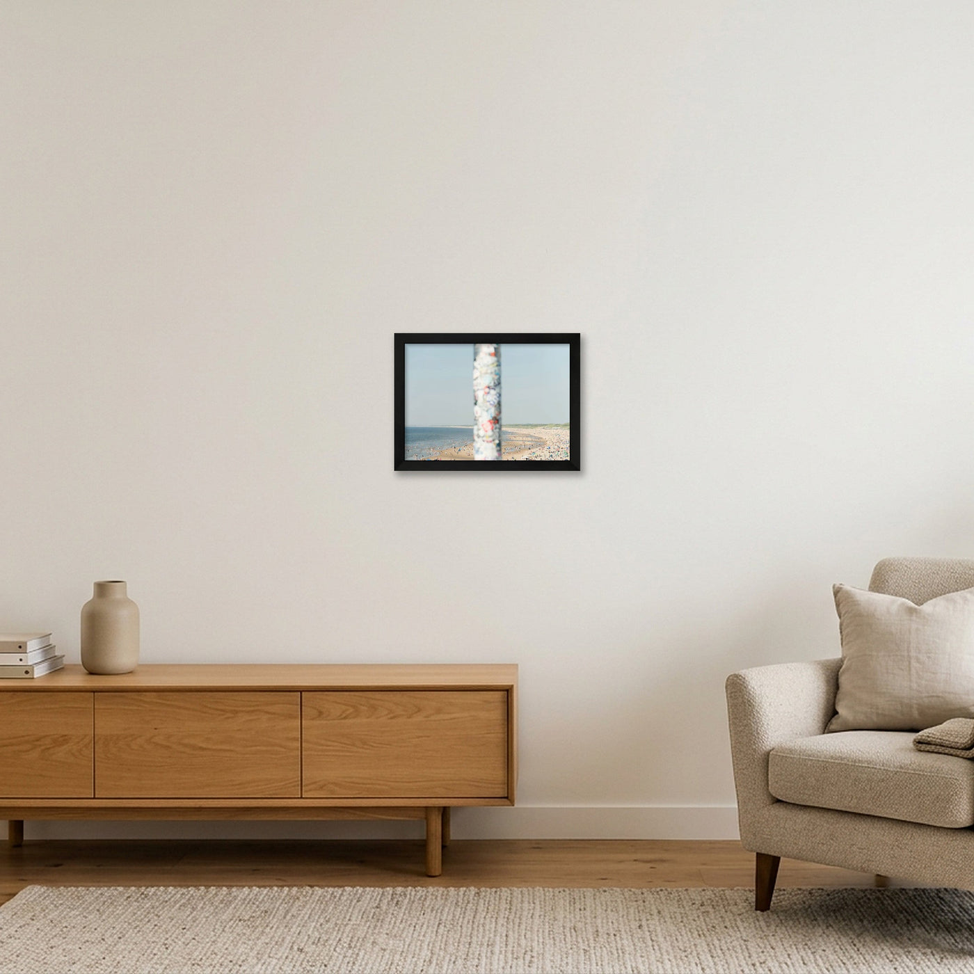 scheveningen-print-4333 — A4 (30×21cm, 12×8") Black Frame