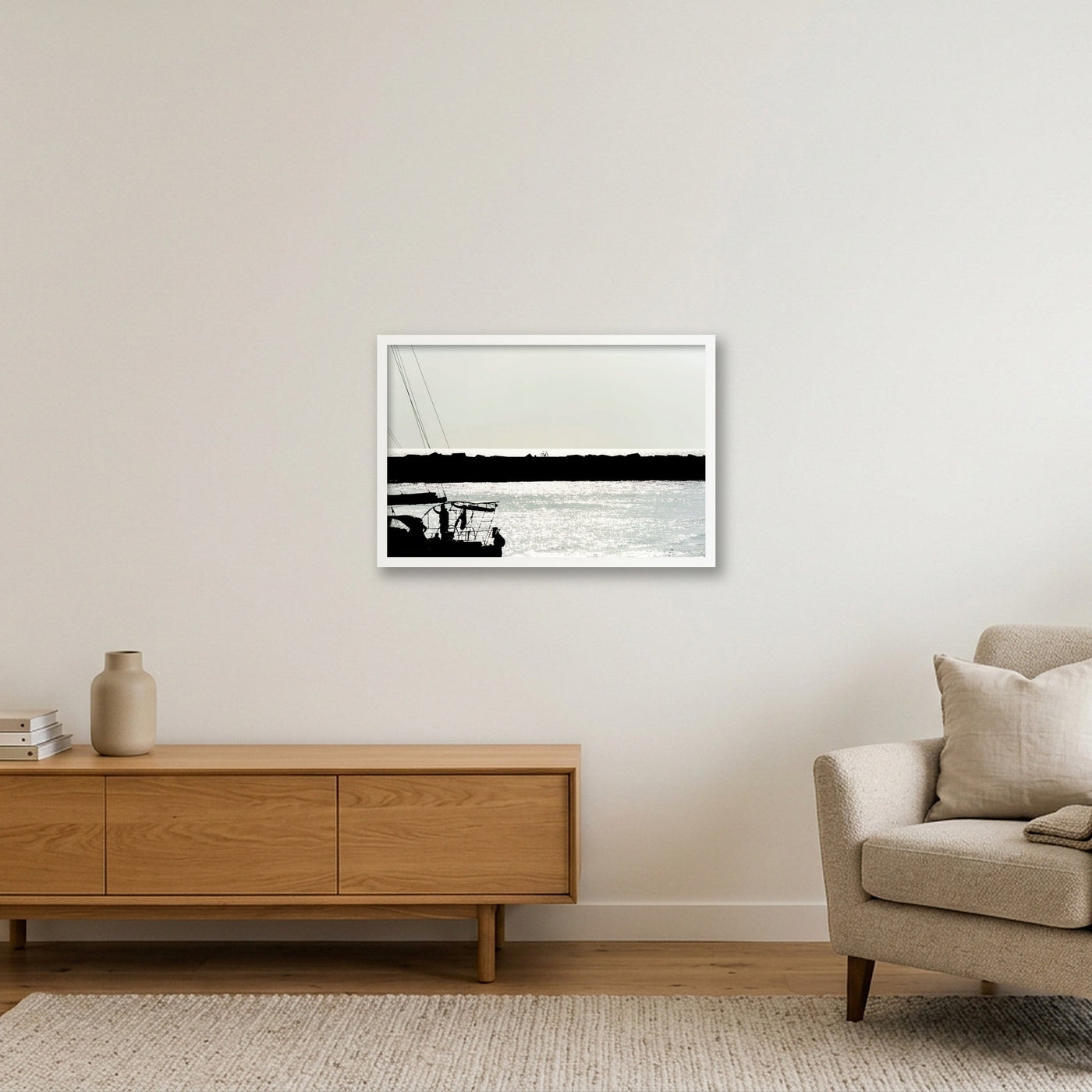 scheveningen-print-7220 — 60×40cm, 24×16" White Frame