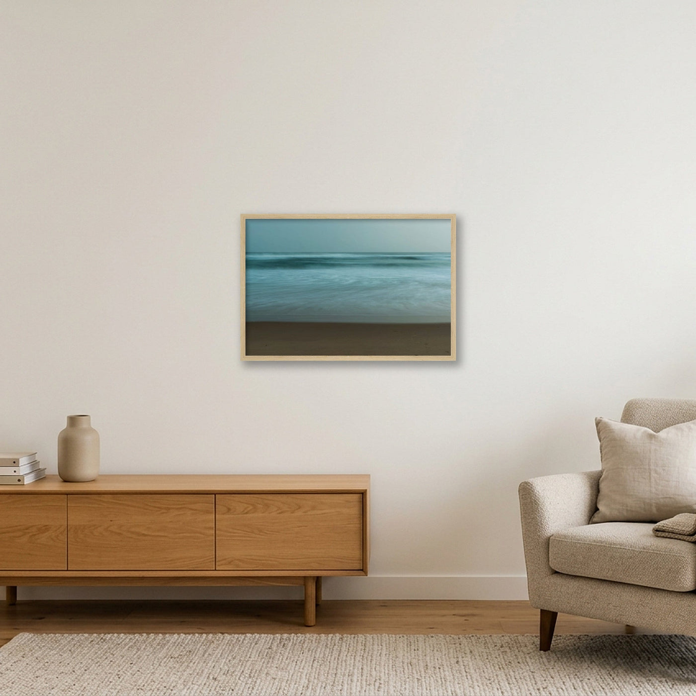 icm-gossamer-seascape-print-01 — 60×40cm, 24×16" Oak Frame