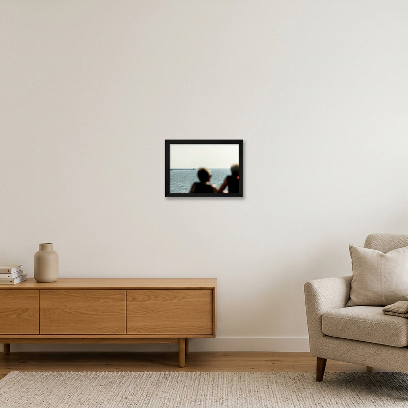 scheveningen-print-4363 — A4 (30×21cm, 12×8") Black Frame
