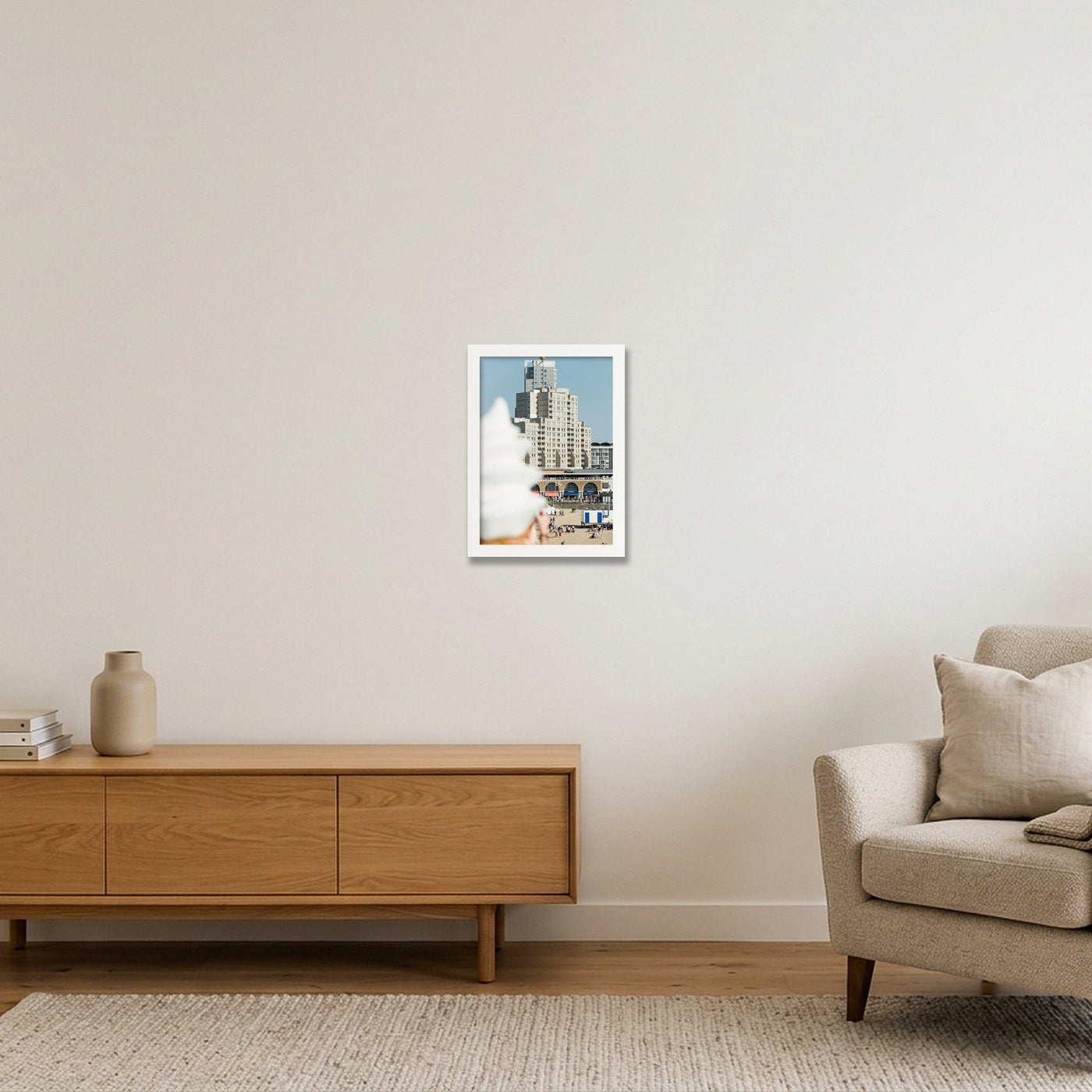 scheveningen-print-4355 — A4 (21×30cm, 8×12") White Frame