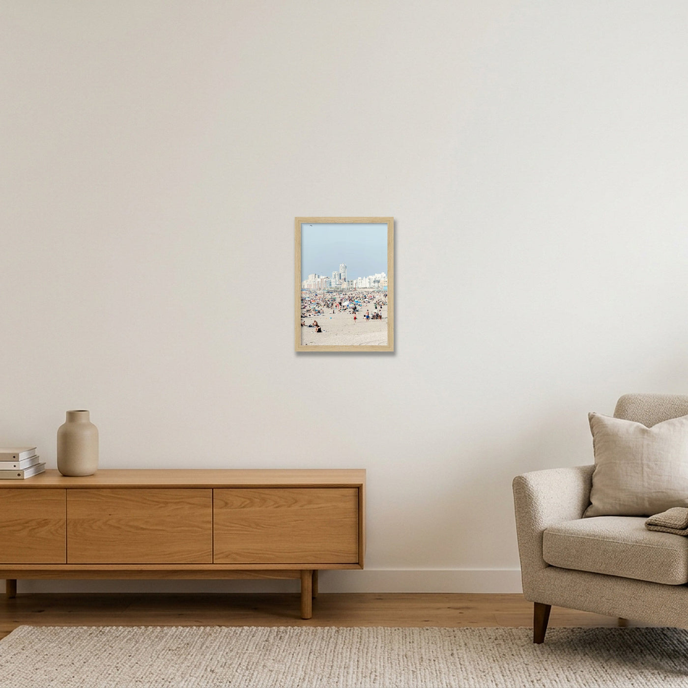 scheveningen-print-7237 — A4 (21×30cm, 8×12") Oak Frame