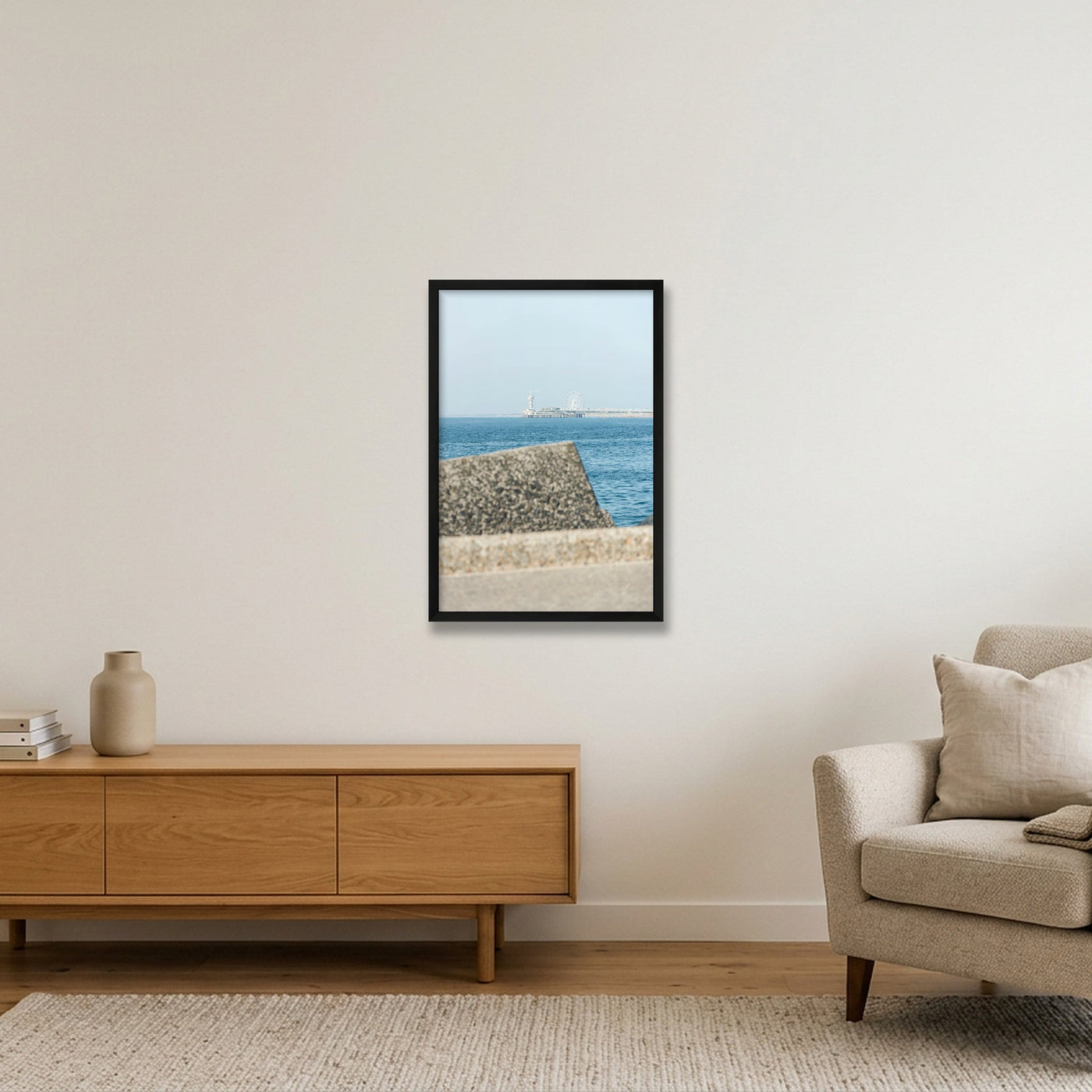 scheveningen-print-7325 — 40×60cm, 16×24" Black Frame