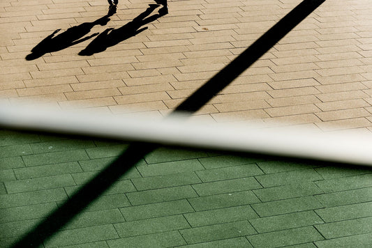 A graphic detail of the promenade at Scheveningen, The Hague.