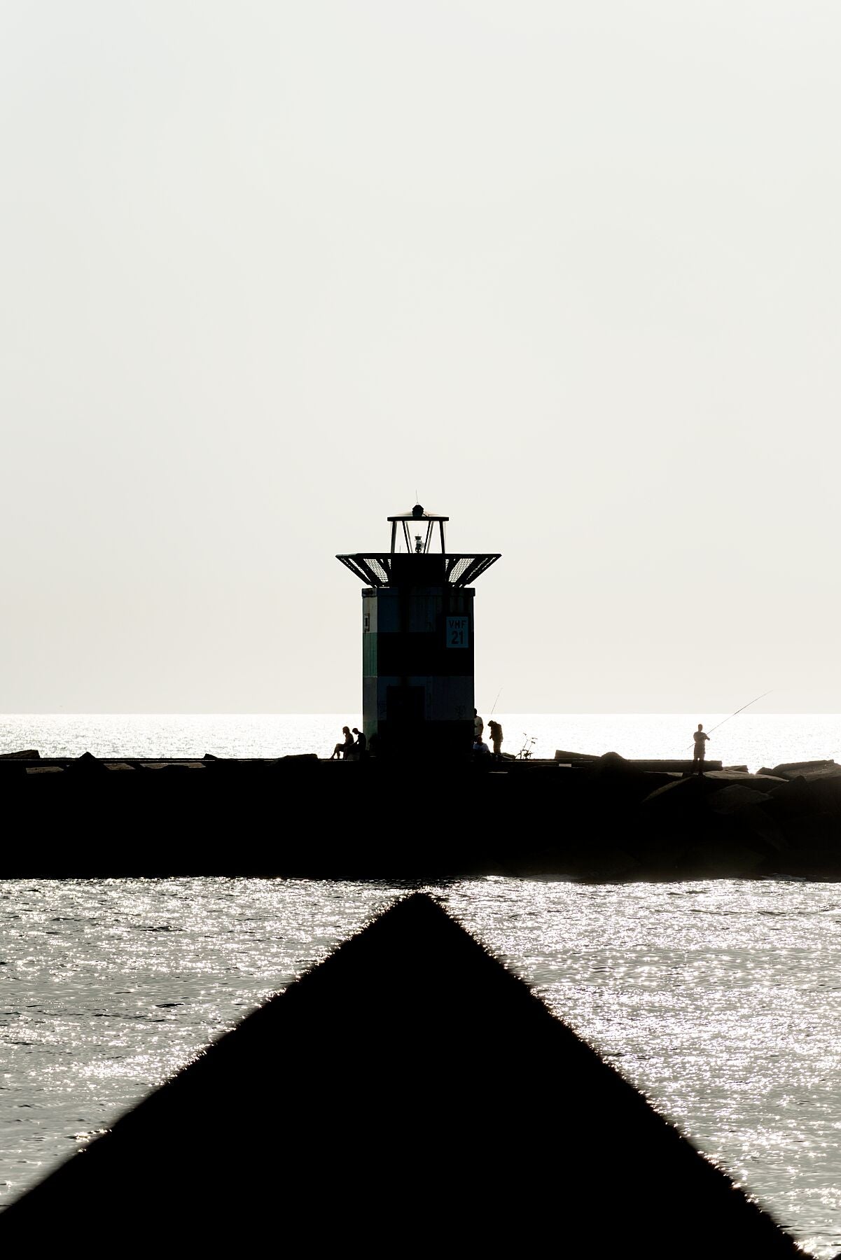 Another angle on the Groene Havenlicht in the late afternoon, as seen from the Northern Pier, at Scheveningen