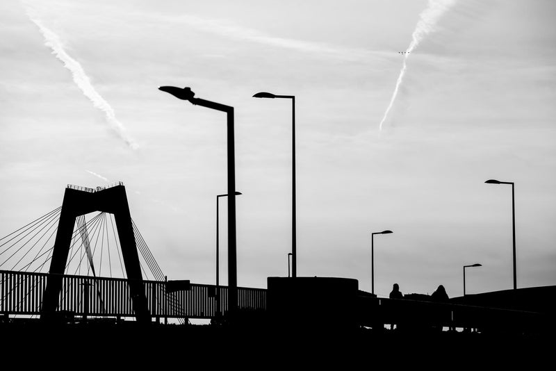 A view of the Willemsbrug in Rotterdam
