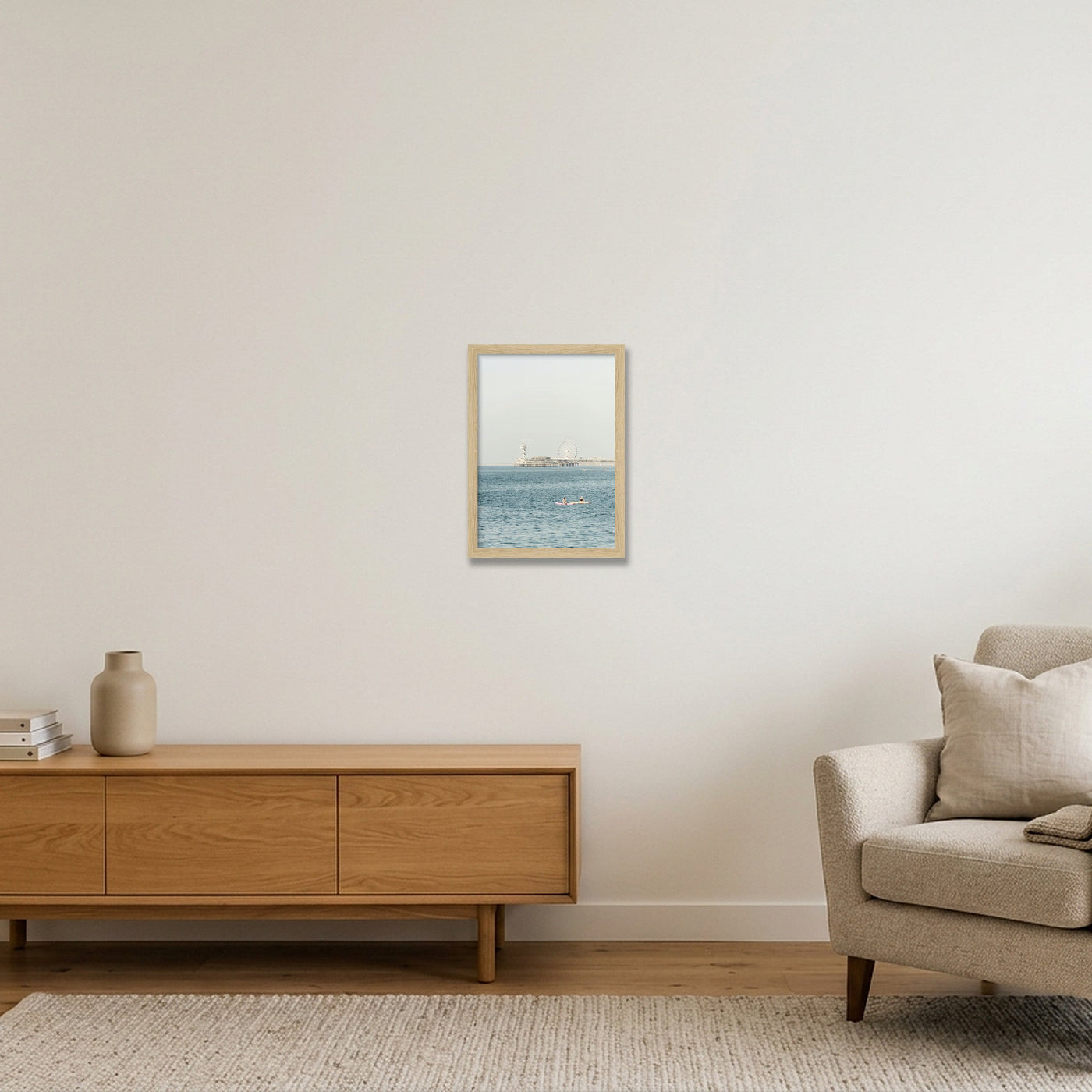 scheveningen-print-7241 — A4 (21×30cm, 8×12") Oak Frame