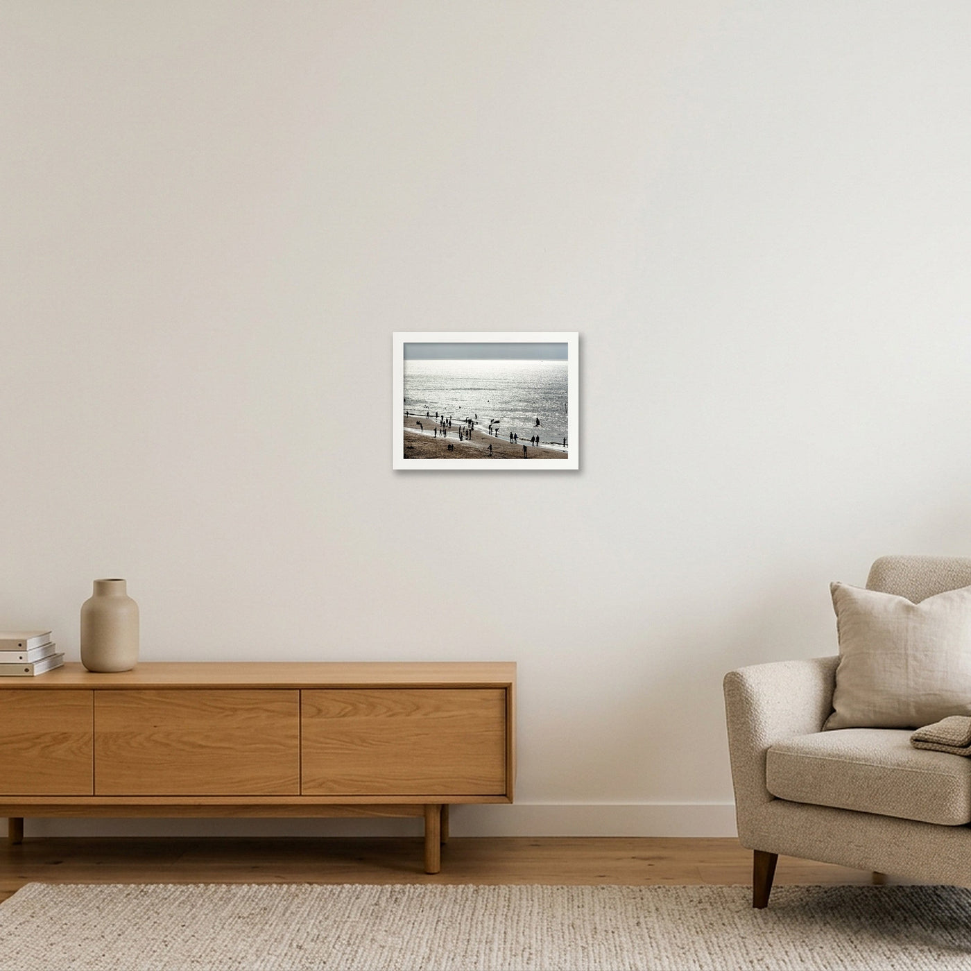 scheveningen-print-5642 — A4 (30×21cm, 12×8") White Frame