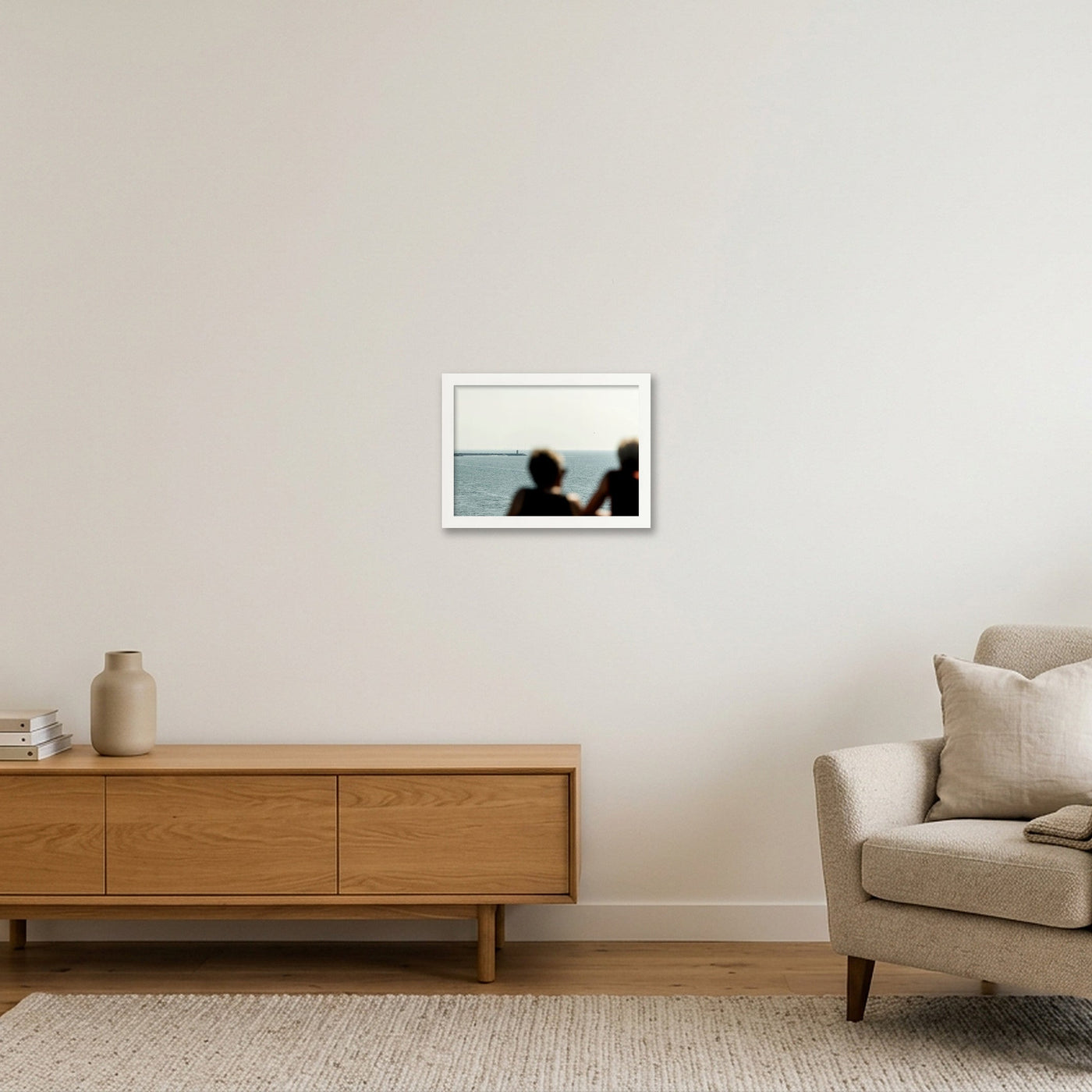 scheveningen-print-4363 — A4 (30×21cm, 12×8") White Frame