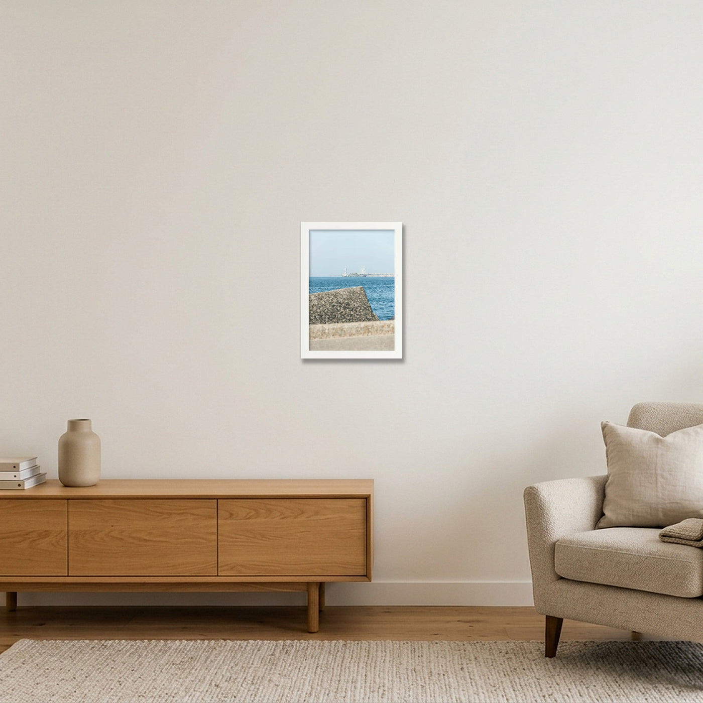 scheveningen-print-7325 — A4 (21×30cm, 8×12") White Frame