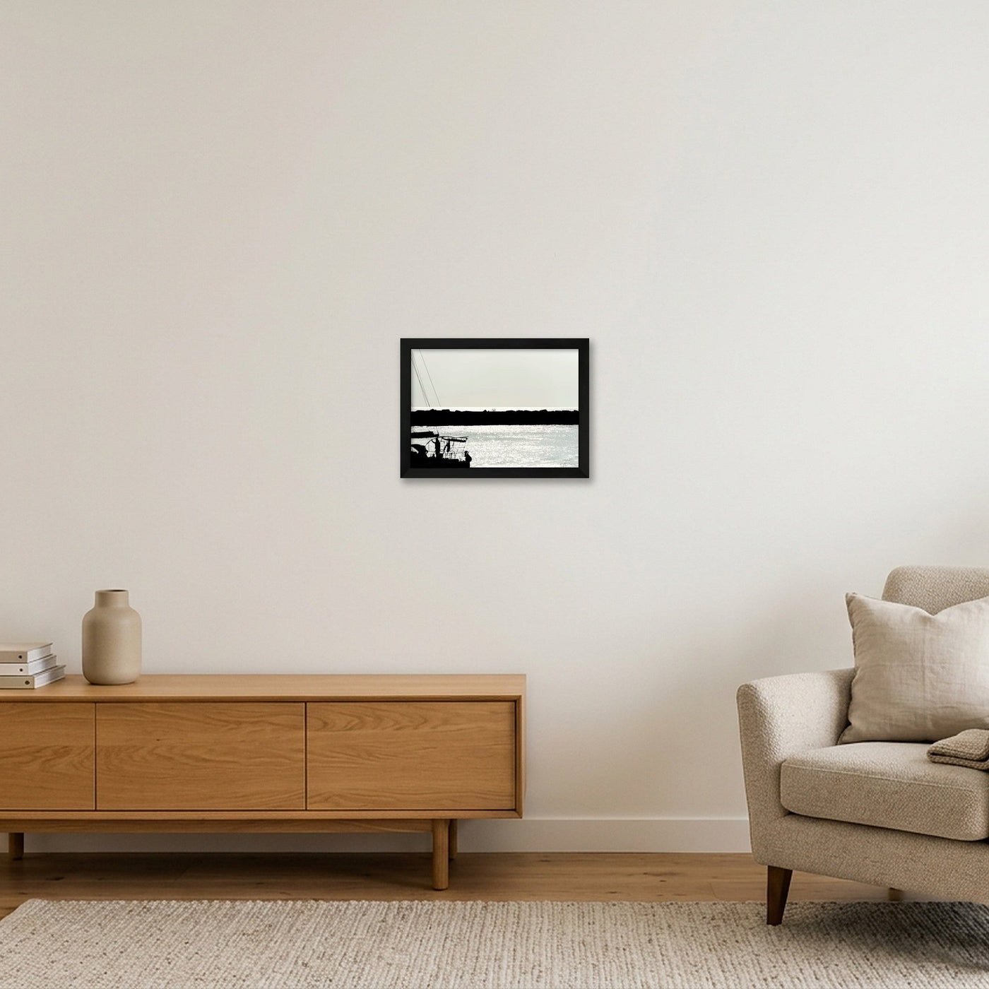 scheveningen-print-7220 — A4 (30×21cm, 12×8") Black Frame