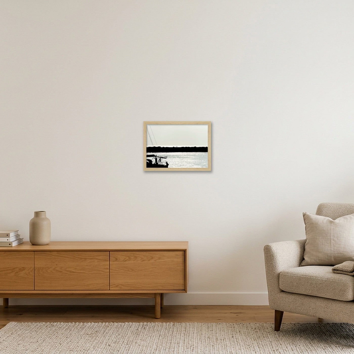 scheveningen-print-7220 — A4 (30×21cm, 12×8") Oak Frame
