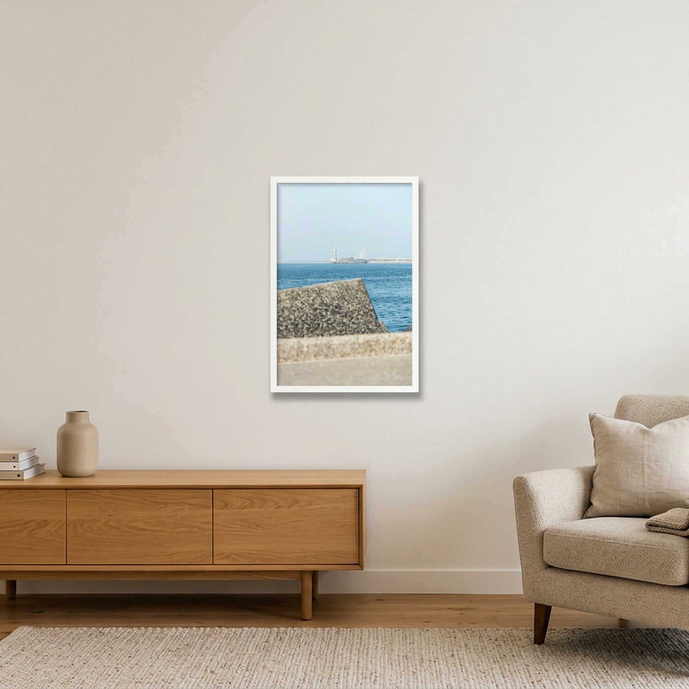 scheveningen-print-7325 — 40×60cm, 16×24" White Frame
