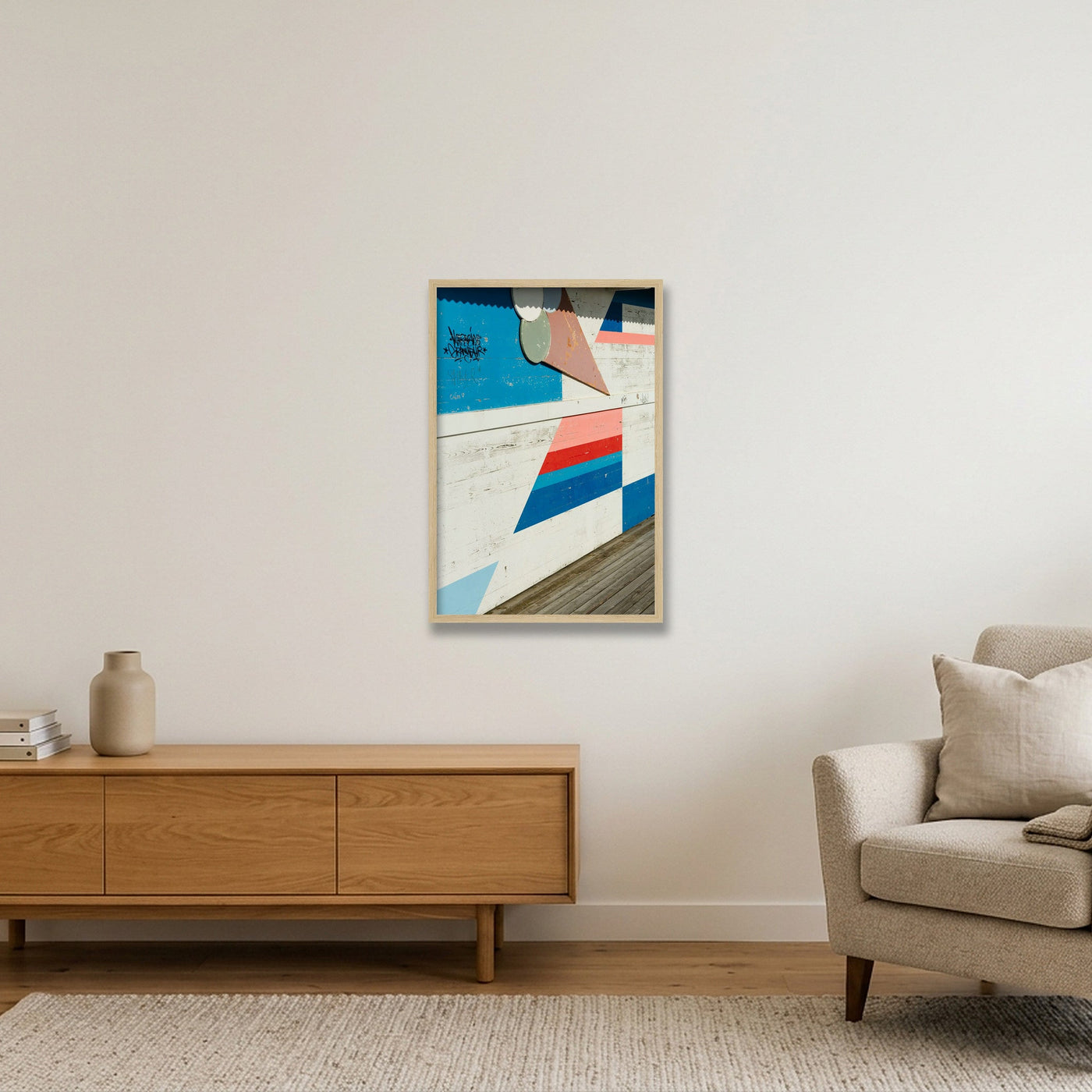 scheveningen-print-5607 — 40×60cm, 16×24" Oak Frame