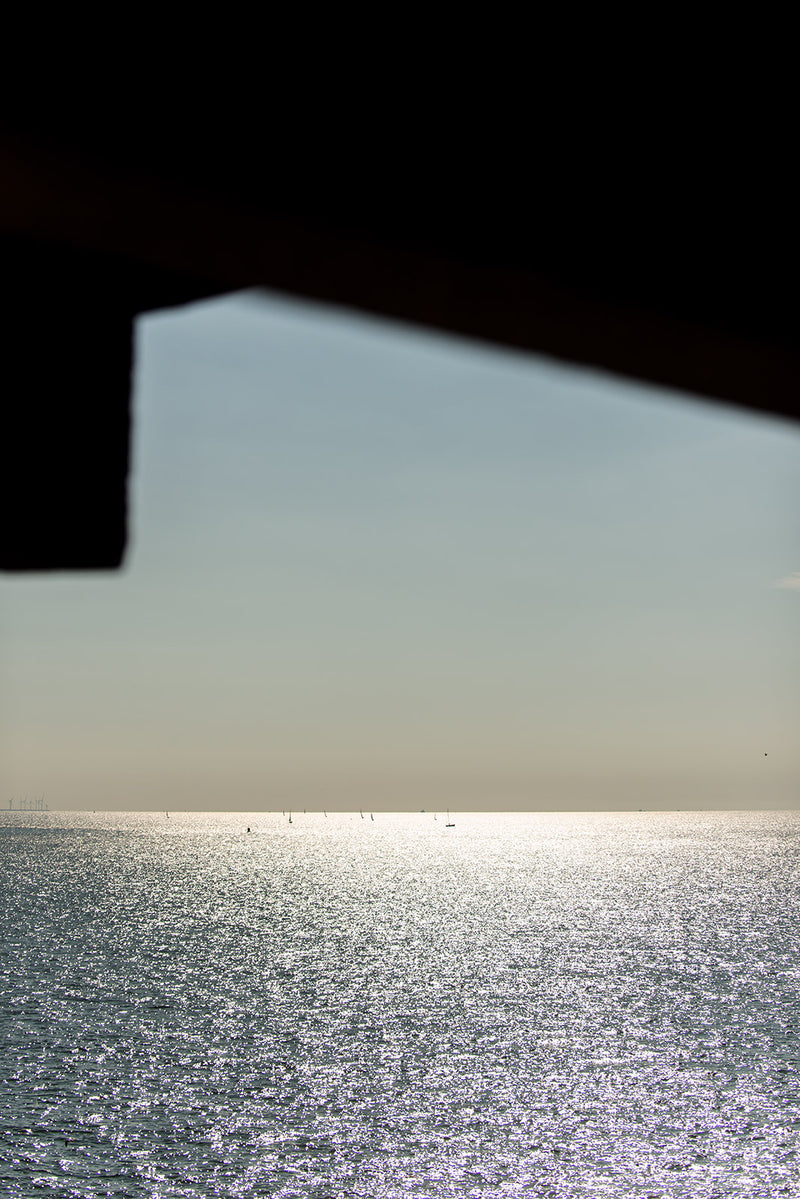 An abstract image shot of the North Sea