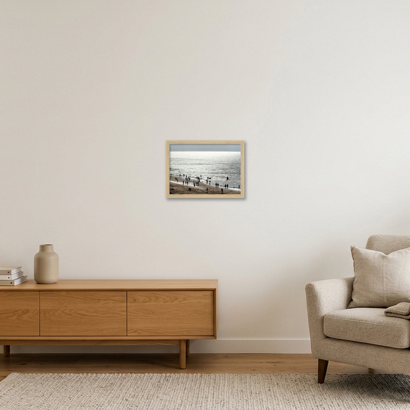 scheveningen-print-5642 — A4 (30×21cm, 12×8") Oak Frame