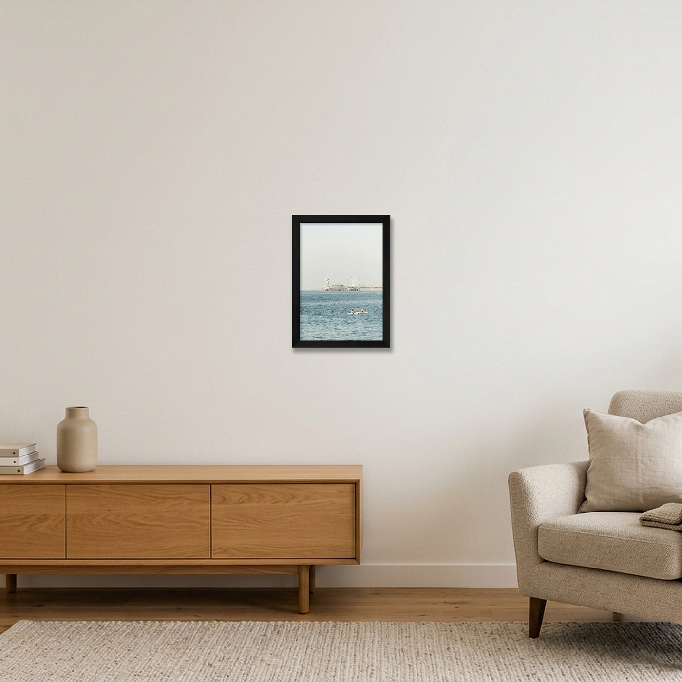 scheveningen-print-7241 — A4 (21×30cm, 8×12") Black Frame