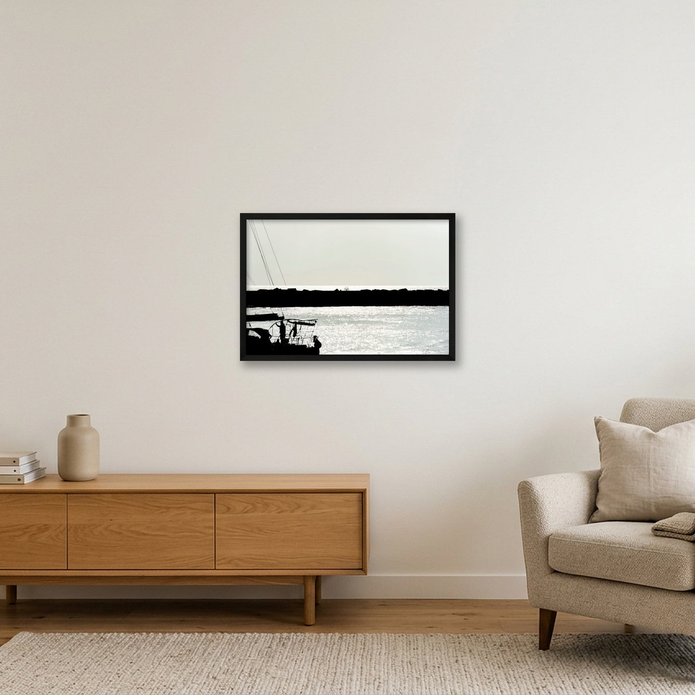 scheveningen-print-7220 — 60×40cm, 24×16" Black Frame