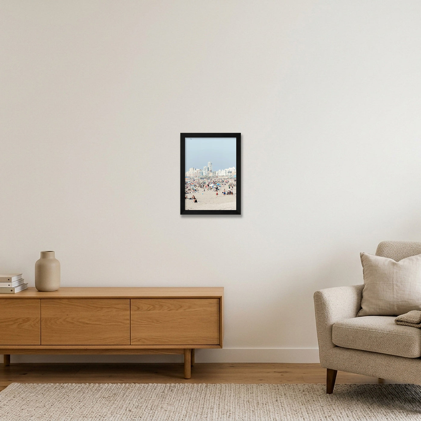 scheveningen-print-7237 — A4 (21×30cm, 8×12") Black Frame