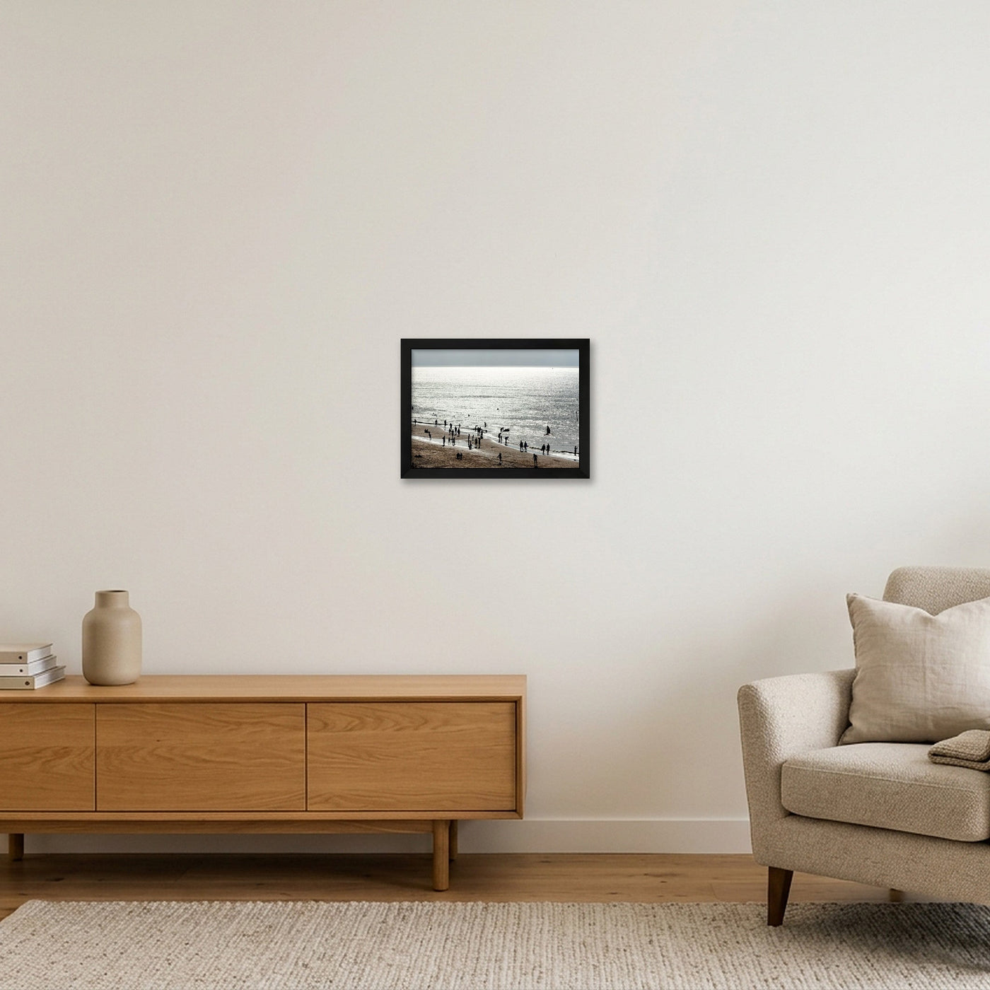 scheveningen-print-5642 — A4 (30×21cm, 12×8") Black Frame