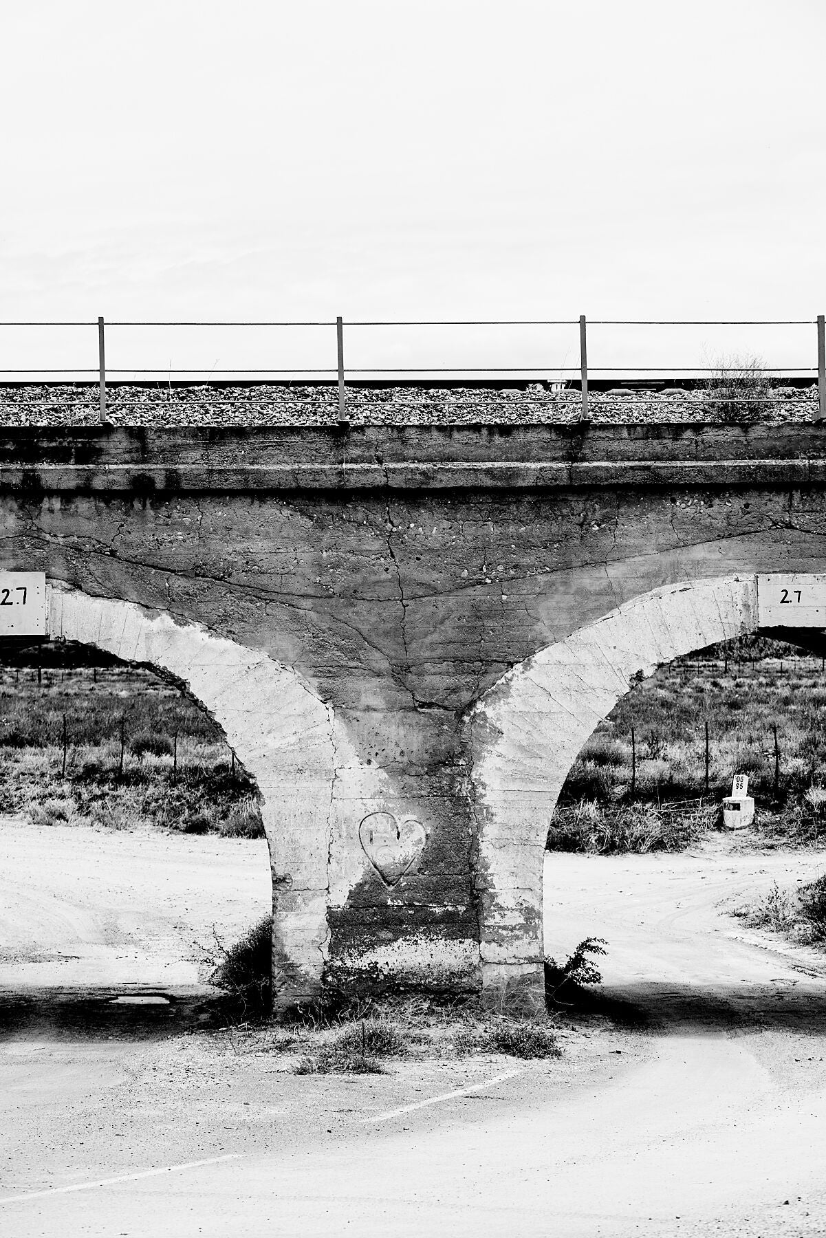 Fine art print of the train bridge near Oudsthoorn