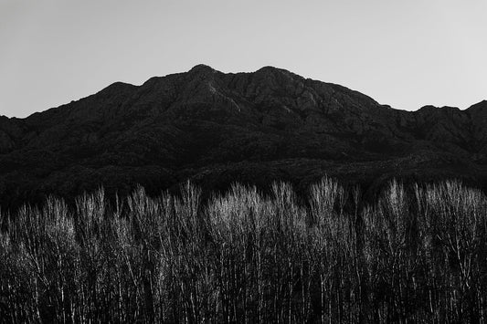 The Swartberg mountain range in the Little Karoo depicted in this fine art photographic print.