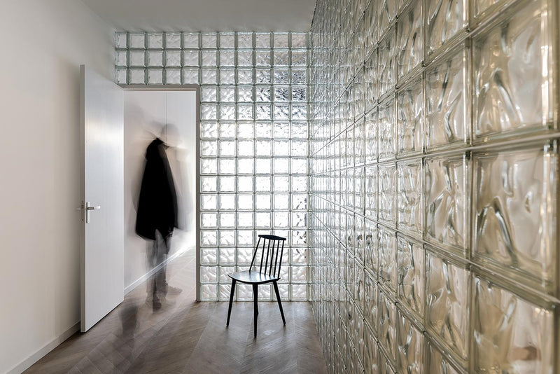 Glass wall in Haarlem flat.