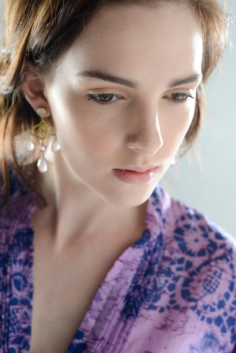 Model beauty studio portrait.