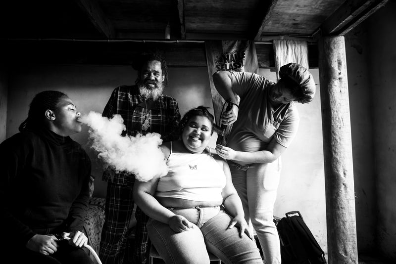 Getting ready for a matric dance.