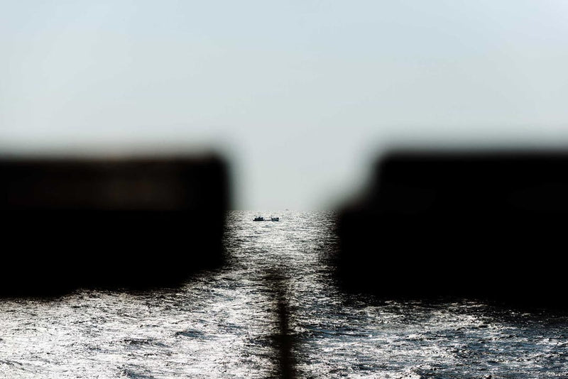The north sea as seen from Scheveningen Pier.