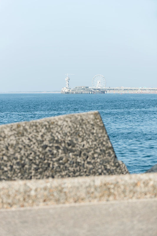 The Pier at Scheveningen shot from the harbour wall
