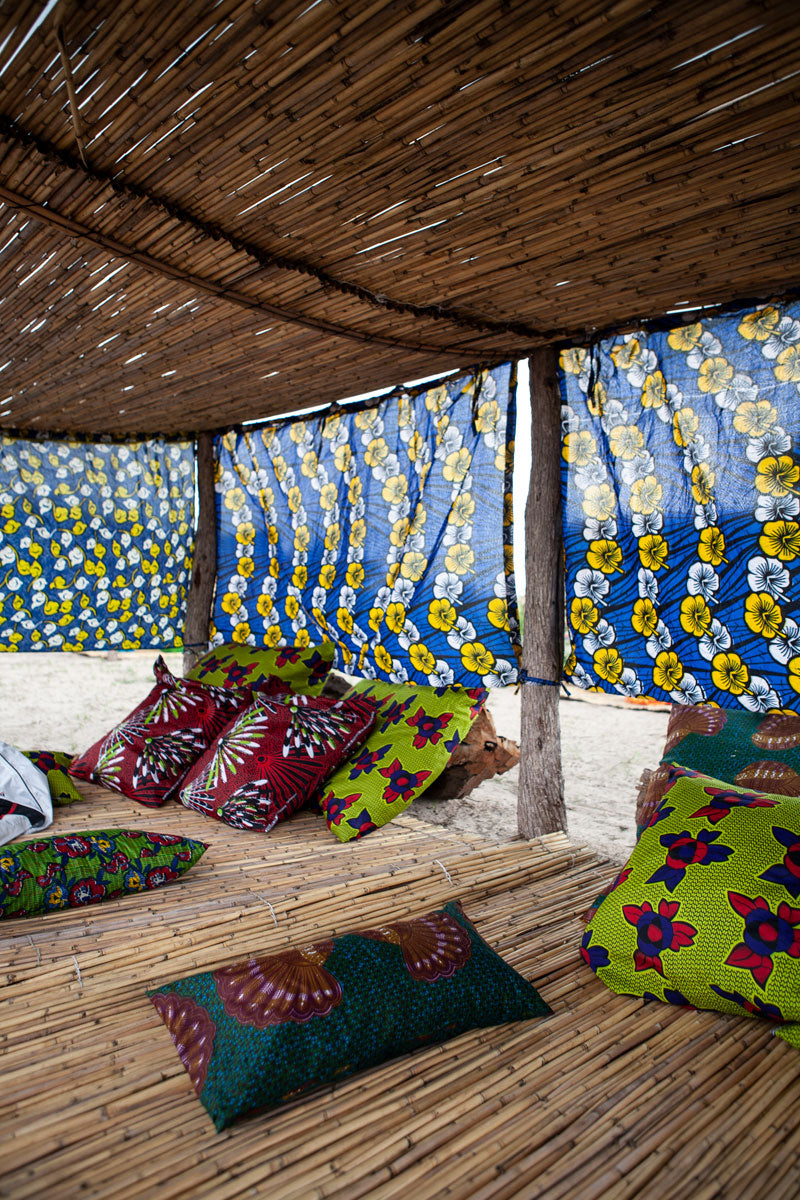 A tourist chill area on the Zambezi.